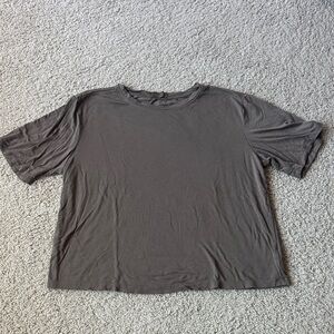 Nuuds Women’s Heather Green/Gray Tee Size S